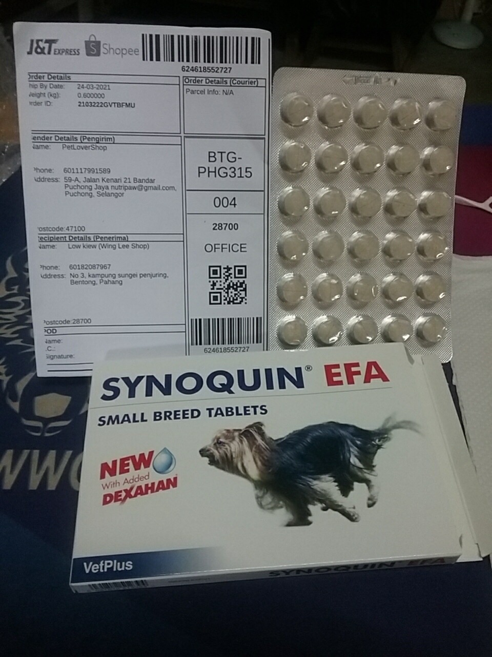Vetplus SYNOQUIN® EFA Chewable Joint Care - RedRusa